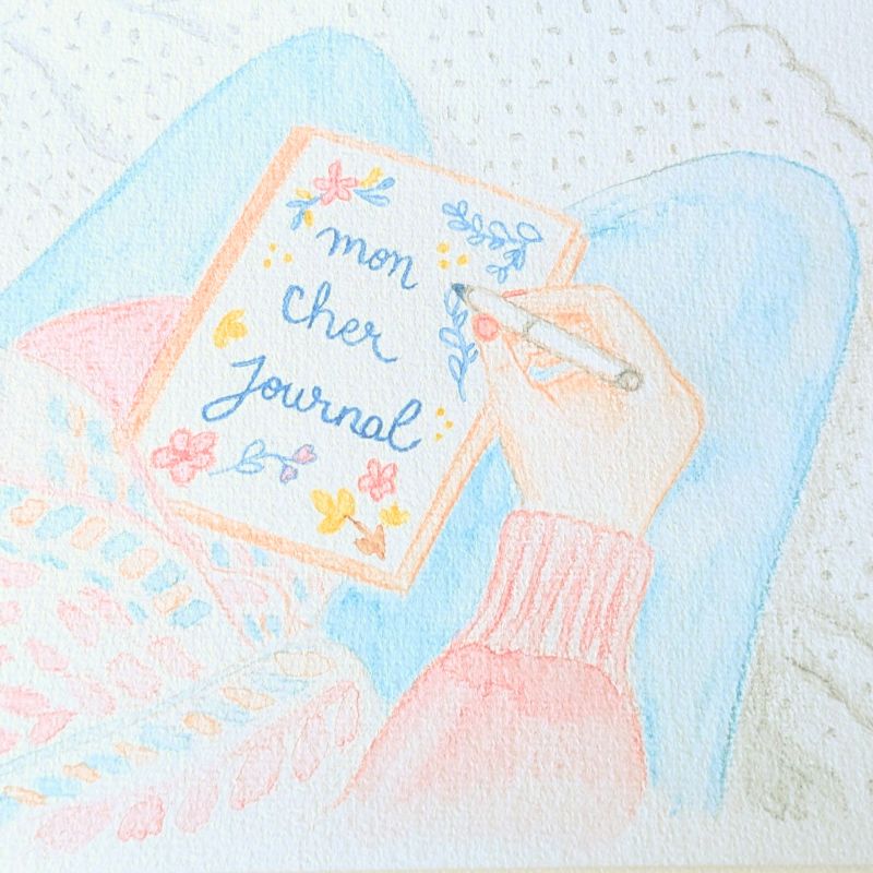 image mon cher journal Myriam Gourio